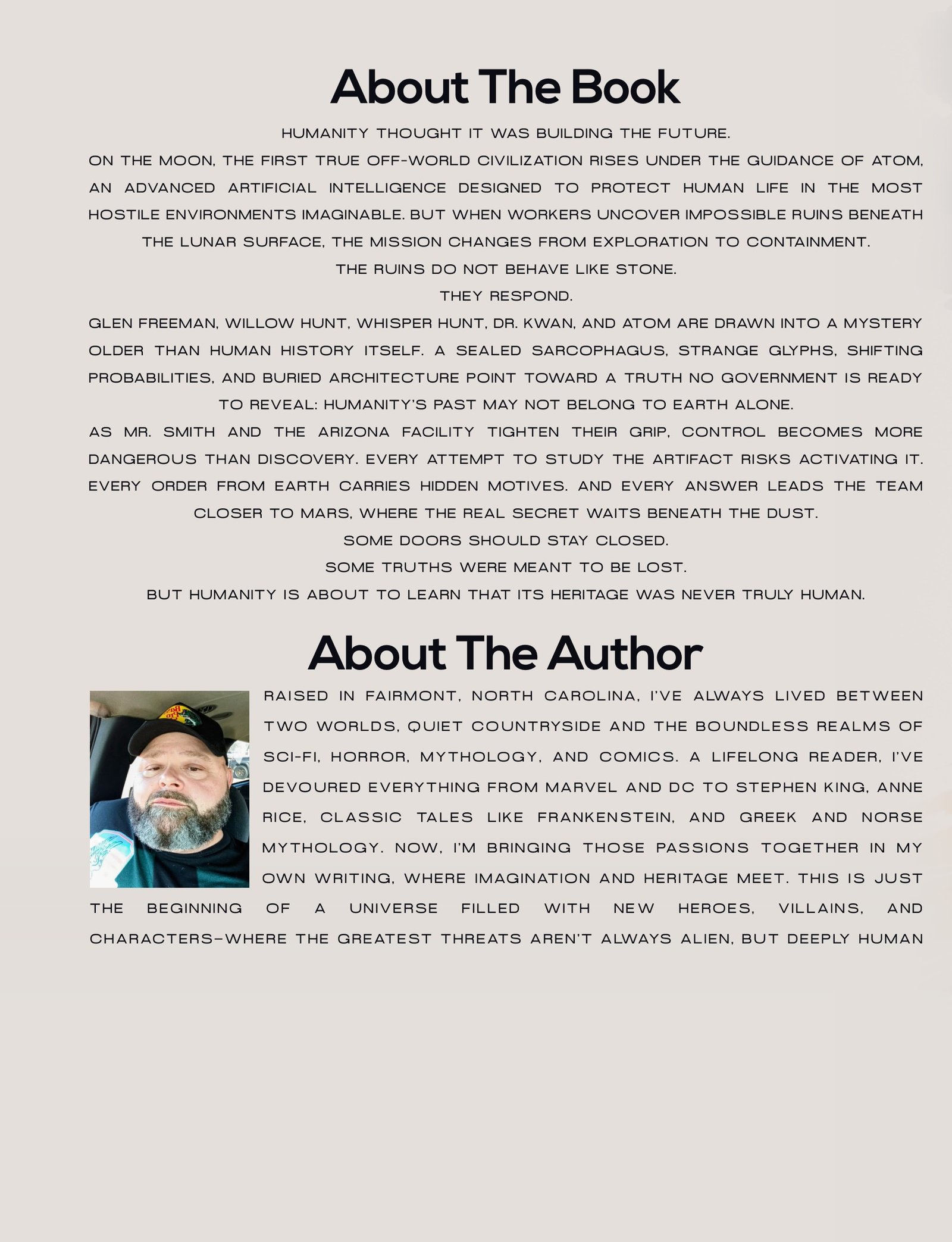 The Narrowing: Lost Heritage — back cover